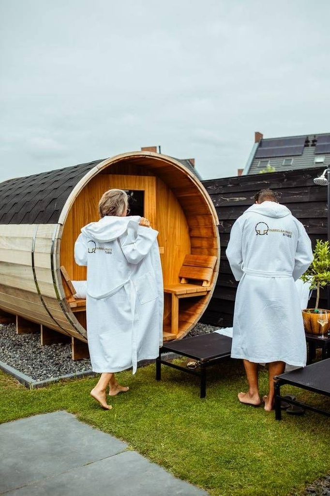 Ayous 300 cm Barrelsauna thermowood de luxe – foto 2