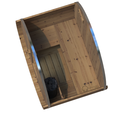 Grenen 150 cm Barrelsauna thermowood compact – foto 4