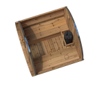 Grenen 210 cm Barrelsauna thermowood comfort – foto 2