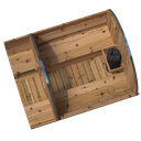 Grenen 270 cm Barrelsauna thermowood comfort – foto 4