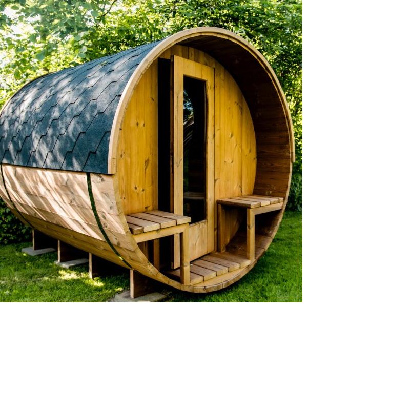 Grenen 270 cm Barrelsauna thermowood comfort – foto 10