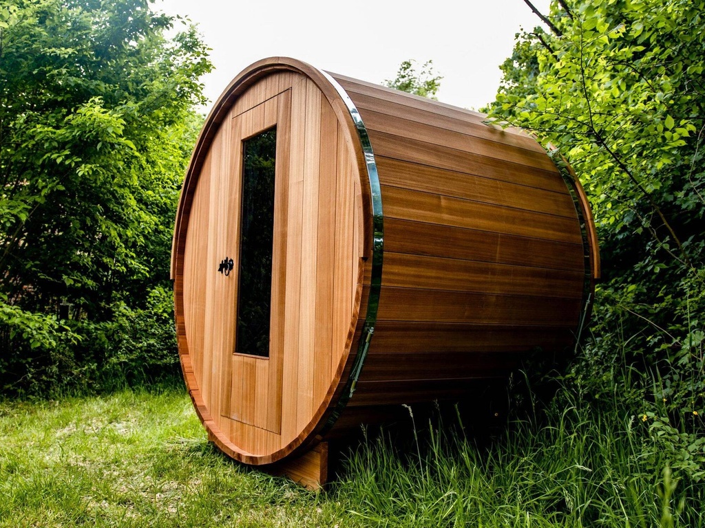 Ayous 150 cm Barrelsauna thermowood compact – foto 3