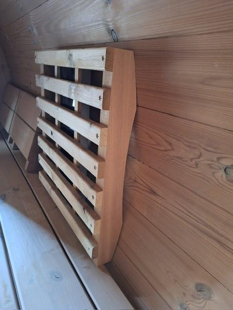 Grenen 390 cm Barrelsauna Thermowood Royal de Luxe met Infraroodcabine – foto 6