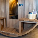 Ayous 270 cm barrelsauna thermowood de luxe – foto 2