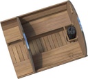 Ayous 270 cm barrelsauna thermowood de luxe – foto 8