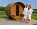 Ayous 270 cm barrelsauna thermowood de luxe – foto 21