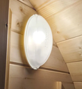 CUBE Sauna 300 cm Thermowood met glazen front – foto 5