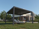 Aluminium Pergola met dubbelwandige aluminium lamellen model 3 – foto 4