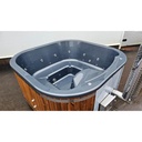 Hottub Hybride Thermowood Vierkant 200 Acryl – foto 4