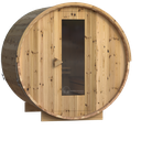 Sauna a botte in pino da 210 cm in thermowood comfort