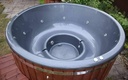 Hottub exclusive Hybride Thermowood met externe kachel