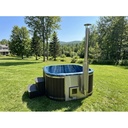 Hot tub híbrido Thermowood cuadrado 200 acrílico