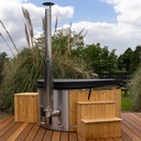 Hot tub exclusive ibrida in Thermowood