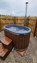2 persoons hottub houtgestookt